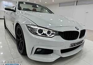 BMW 428I Convertible AT HID NAV HUD M Sport 2015 white